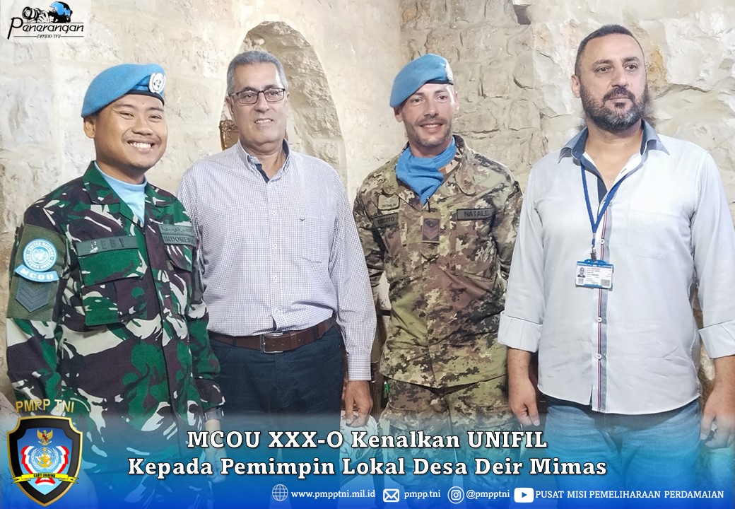 MCOU XXX-O Kenalkan UNIFIL Kepada Pemimpin Lokal Desa Deir Mimas