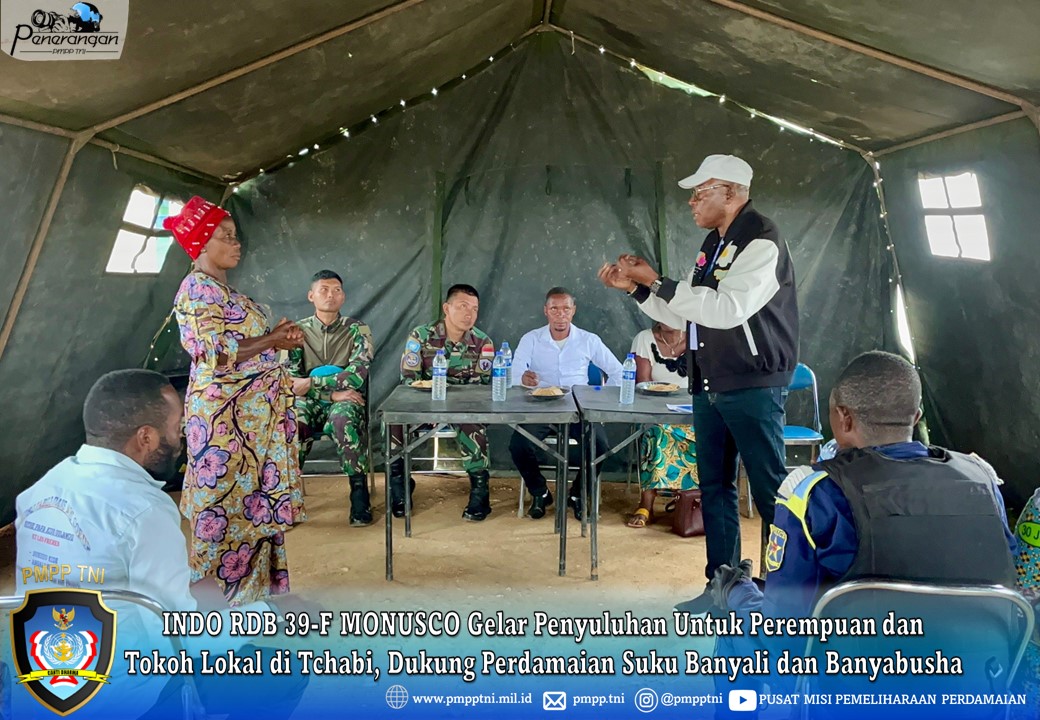 INDO RDB 39-F MONUSCO GELAR PENYULUHAN UNTUK PEREMPUAN DAN TOKOH LOKAL DI TCHABI, DUKUNG PERDAMAIAN SUKU BANYALI DAN BANYABUSHA