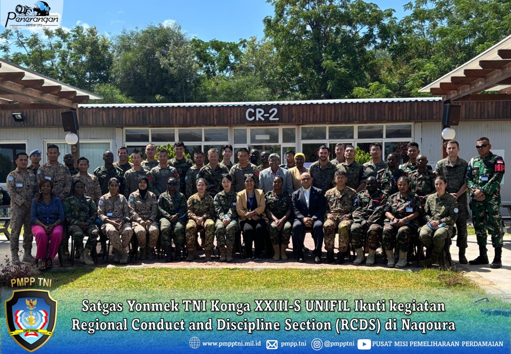 Personel Satgas Yonmek TNI Konga XXIII-S UNIFIL Ikuti kegiatan Regional Conduct and Discipline Section (RCDS) di Naqoura