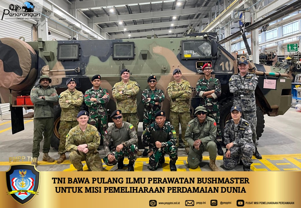 TNI Bawa Pulang Ilmu Perawatan Bushmaster untuk Misi Pemeliharaan Perdamaian Dunia