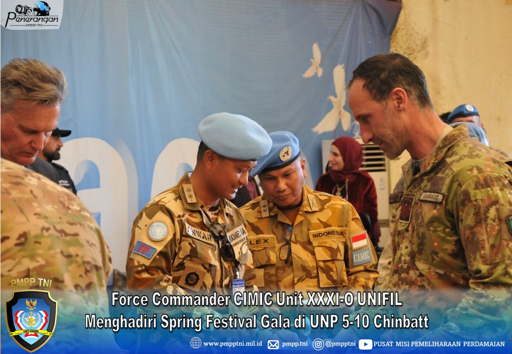 Force Commander CIMIC Unit XXXI-O UNIFIL Menghadiri Spring Festival Gala di UNP 5-10 Chinbatt