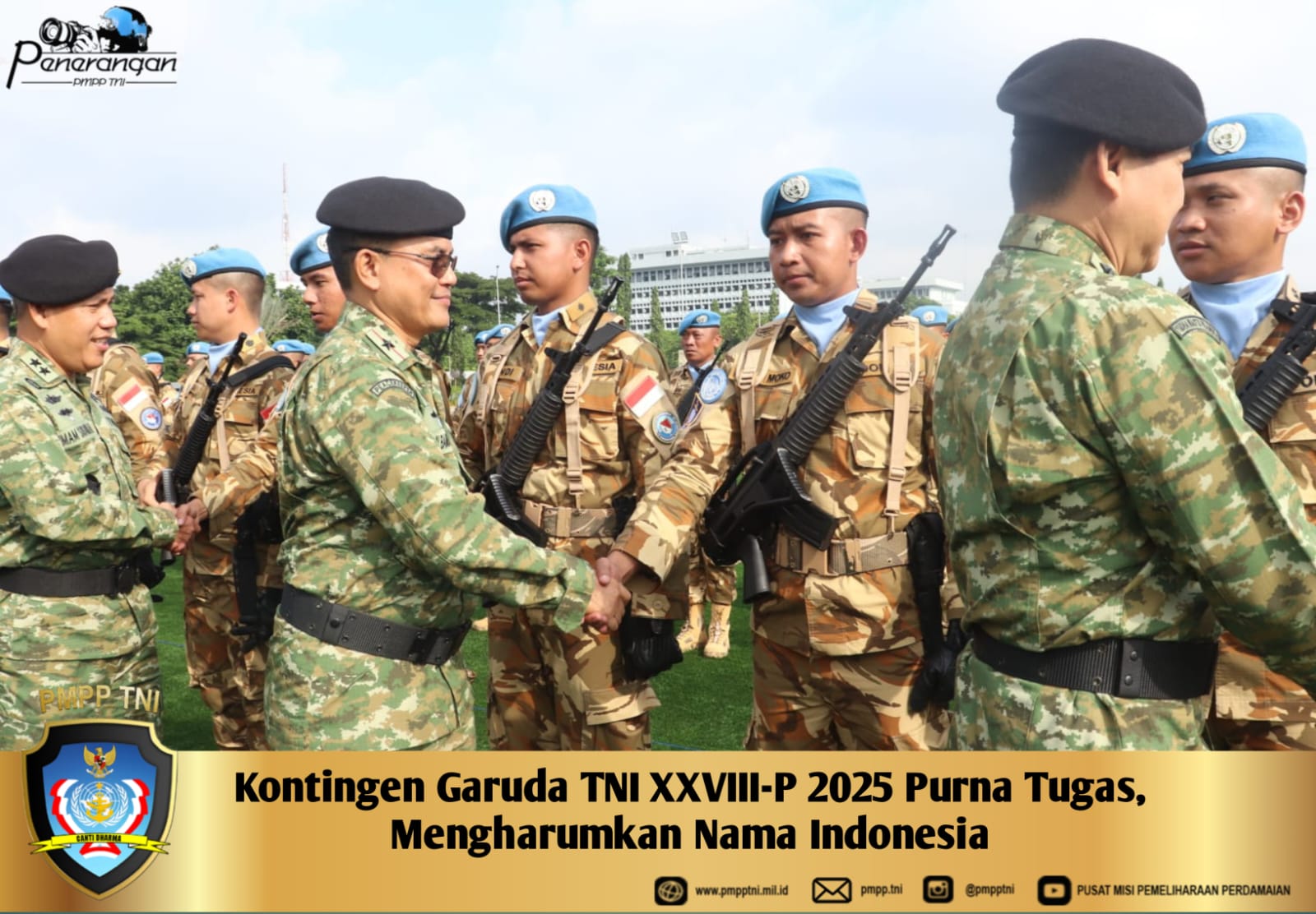 Kontingen Garuda TNI XXVIII-P 2025 Purna Tugas, Mengharumkan Nama Indonesia