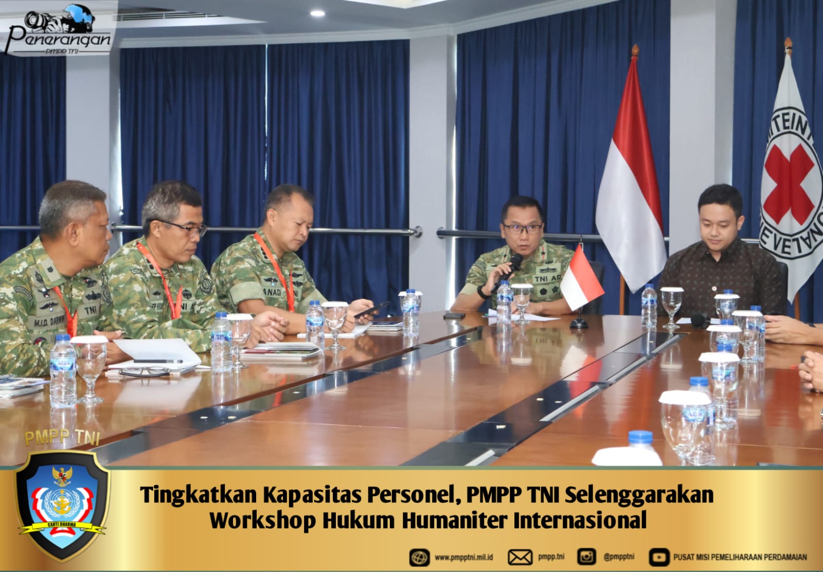 Tingkatkan Kapasitas Personel, PMPP TNI Selenggarakan Workshop Hukum Humaniter Internasional
